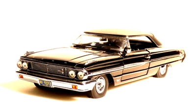 Greenlight 1964 GALAXIE 500 BLACK  1:18 Scale MEN IN BLACK 3  Inv. #3280 - Image 1 of 4