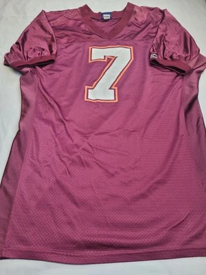 Virginia Tech Jersey Mens XXL Maroon #7 Team Edition Apparel Football Made USA - Image 1 of 4