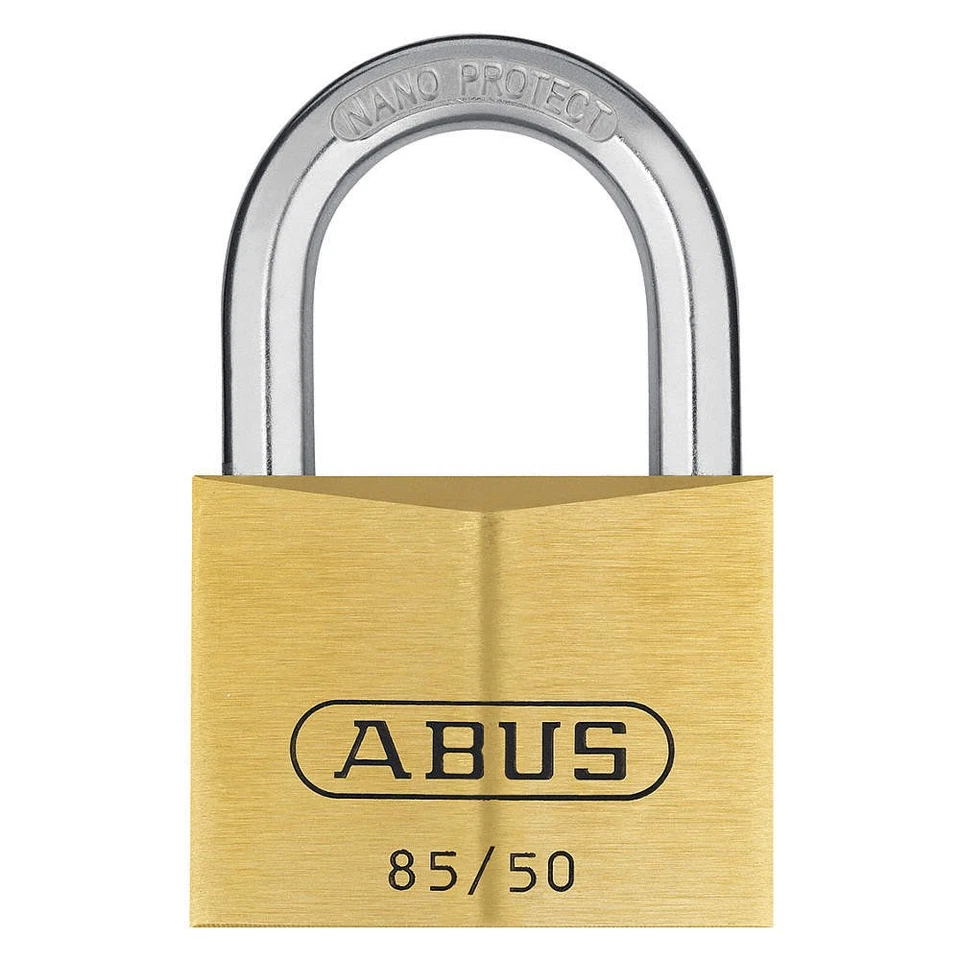 ABUS 85/50 MK KD Keyed Padlock,1 7/64 in,Rectangle,Gold 5UKJ7 - Image 1 of 1