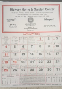 The 2026 Planting Wall Calendar - Foto 1 di 3