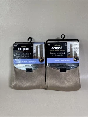 Eclipse Black Out Panel Aurora Cafe 52x84 Lot Of 2 - Image 1 of 4