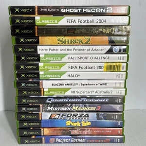 Xbox Original Bundle x16 Video Game Bundle PAL Good Condition Manuals Sport - Picture 1 of 16