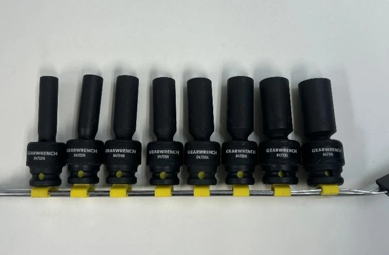 GEARWRENCH 1/2" DR 8PC DEEP IMPACT UNIVERSAL SET MM 84945N - Image 1 of 1