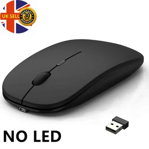 2.4G Rechargeable Wireless Gaming Mouse Portable Ergonomic Quiet and Magical Sui - Picture 1 of 14