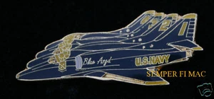 A-4 SOMBRERO DE SOLAPA SKYHAWK ECHELON PASE PIN UP AZUL MARINO ÁNGELES MARINES ESPECTÁCULO AÉREO - Imagen 1 de 12