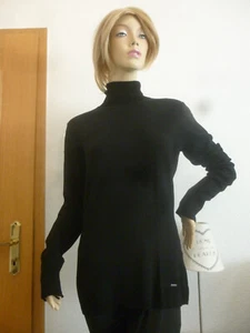 Damenrollkragenpullover Gr. 42 "MORE&MORE" schwarz Langarm - Bild 1 von 1