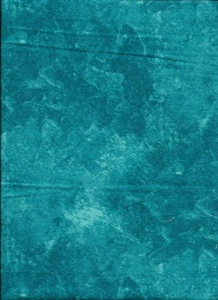 New Aqua Washart Texture 100% Cotton Fabric 10" x 43" - Last Piece - Picture 1 of 1