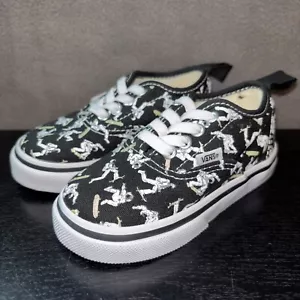 Vans Off The Wall Skateboarding Astronaut leuchtet im Dunkeln Kleinkind Schuhgröße 6 - Bild 1 von 7