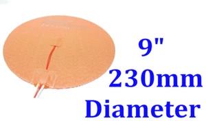 Almohadilla Calefactora Redonda 9" 230mm Diámetro 12V 300W con 3M con Termistor CE UL JSRGO - Imagen 1 de 12