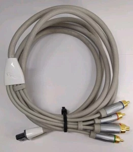 Rocketfish Gaming Component Video/Stereo Audio Cable Cord For Wii U 6ft Gray - Picture 1 of 6