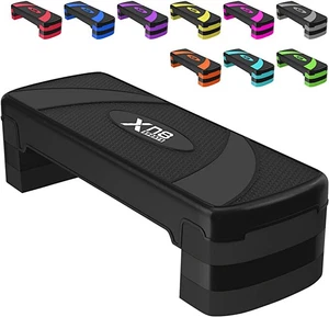 XEDON 3 LEVEL Aerobic Stepper Fitness Yoga Step Adjustable Cardio Board Exercise