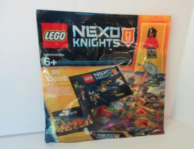 LEGO NEXO Knights 5004388 Intro Pack, poly bag from 2016, minifig, stickers - Image 1 of 2