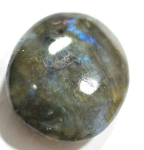 GROSSER LABRADORIT PALMENSTEIN / KIESELSTEIN 4,2 x 3,5 cm 35,49 gms heller Blitz #N - Bild 1 von 3