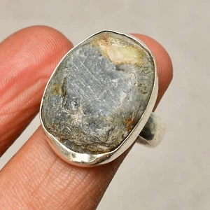 Kyanite Rough Gemstone 925 Sterling Silver Jewelry Ring Size 7.5 - Picture 1 of 8