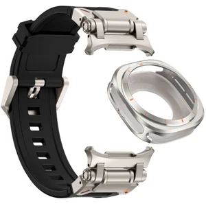 Weiches Silikon Band für Galaxy Watch Ultra Robust Robust Armband Metall Adapter - Bild 1 von 35
