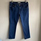 Levi's Womens Jeans 16S Blue Mid Rise Skinny Dark Wash Denim Pants 33x27.5