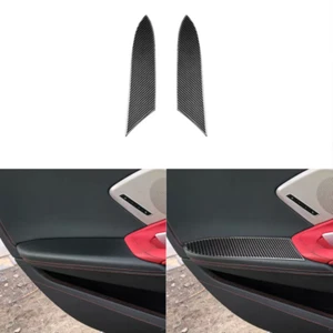 Manija de puerta interior de fibra de carbono reposabrazos panel moldura para Corvette C8 2020-24 - Imagen 1 de 10