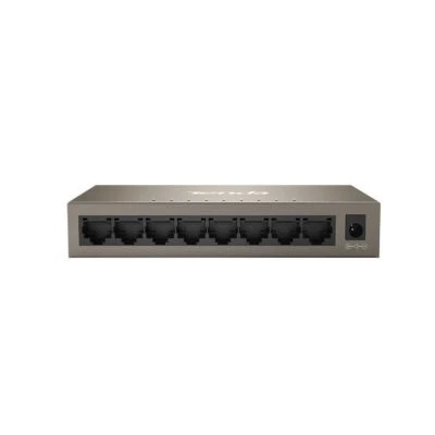 Tenda TEG1008M 8-Port Gigabit Desktop Unmanaged Switch Metal Case Black - Image 1 of 4