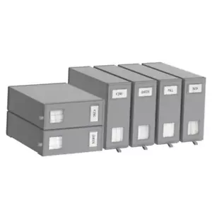 6 Pack Bed Sheet Organizers and Storage Foldable Box for Linen Grey 6Pcs - Picture 1 of 12