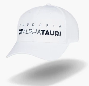 Gorra oficial de béisbol Scuderia AlphaTauri F1 Snapback 2021 ropa de fanático - BLANCA - Imagen 1 de 3