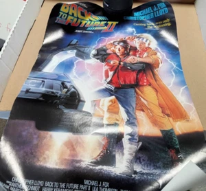 BACK TO THE FUTURE PART 2 Poster VINTAGE 1989 Michael J. Fox 21"x13" - Picture 1 of 4