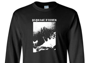 Camiseta Paisaje de Invierno Mangas Largas Black Metal DSBM Death Thrash Metal Grindcore - Imagen 1 de 1