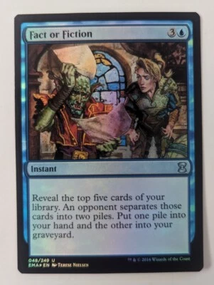 Foil Fact or Fiction, Eternal Masters, Magic The Gathering, MTG - Image 1 of 2