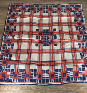 Vintage Collectible Vera Neumann Scarf 22" x 22" Signed Acetate - Picture 1 of 4