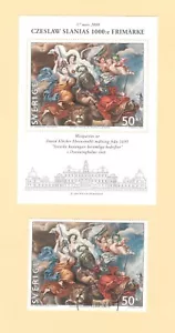 2000 SWEDEN Scott Catalog # 2374 SOUVENIR SHEET MNH + USED SINGLE - Picture 1 of 1