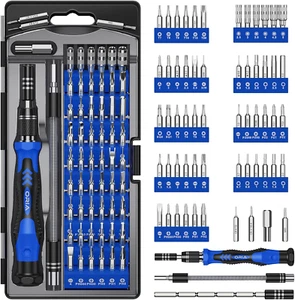 Präzisions-Schraubendreher-Satz, 61 in 1 kleiner Schraubendreher-Satz mit 57 Präzisions-Bits, - Bild 1 von 8