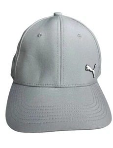 Puma Stretch Running Athletic Lightweight Adult Baseball Hat Cap Grey LG/XL - Picture 1 of 9