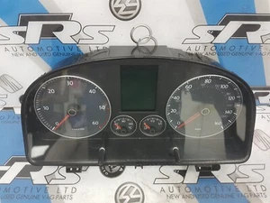 VW Touran Speedo Full FIS Speedometer Cluster Clocks 1T0 920 974 A 1T0920974A - Picture 1 of 4