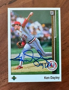Ken Dayley 1989 Upper Deck #114 Autographed Card - Picture 1 of 1
