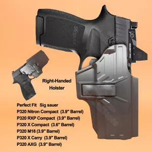 P320 Holster for Sig P320 Compact X Carry M18 X Compact P320 RX Compact 9mm.40 - Picture 1 of 9