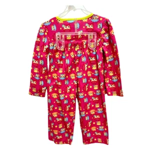 Night Life Owl Pajama Set Pink Long Sleeve Top & Pants NWT Size 3T - Picture 1 of 7