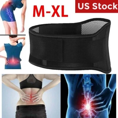 Пояс поддержки нижней части спины регулируемый поясничный бандаж для мужчин женщин облегчение боли - Изображение 1 из 4