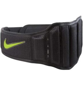 Nike Structured Training Belt 2.0 Size Medium, Black/Volt