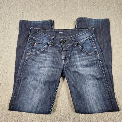 HUDSON JEANS Mujer 28 Azul Lavado Bootcut Bolsillo Solapas Foto 1 de 4