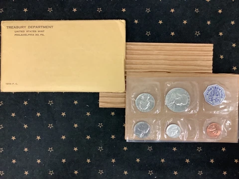 1956 Silver U.S. Mint Proof Set - 90% Silver Cover