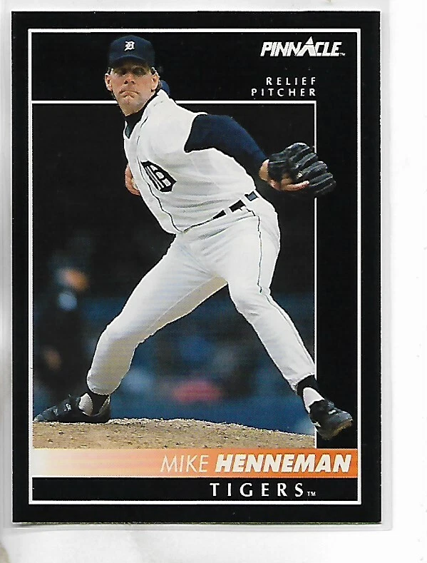 1992 Pinnacle Series 1 Mike Henneman Card # 164 - Image 1 of 1