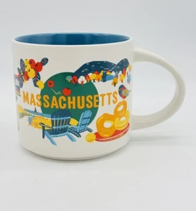 Starbucks Kaffeetasse Discovery Series Massachusetts Becher 14oz Neu ohne Karton 2024 - Bild 1 von 8
