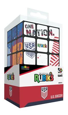 U.S. Soccer x Cubo de Rubik, 3" x 3" Foto 1 de 3