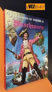 Le avventure del BARONE DI MUNCHAUSEN -1972 Piero Dami LIBRO VINTAGE per ragazzi - Picture 1 of 9