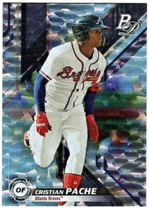 CRISTIAN PACHE - 2019 BOWMAN PLATINUM TOP PROSPECTS ICE PARALLEL RC