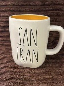 Rae Dunn SAN FRAN Mug by Magenta With Black Lettering - Picture 1 of 2