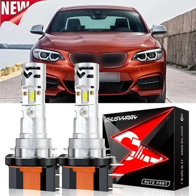 2x H15 Bombillas de faros LED Lámpara de haz alto para BMW M240i xDrive 2017-2018 Foto 1 de 4