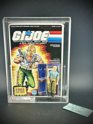 Chuckles 1987 Vintage GI Joe Graduado 80+ CAS C85 B80 F85 34-Back Cinta de Batalla Foto 1 de 3