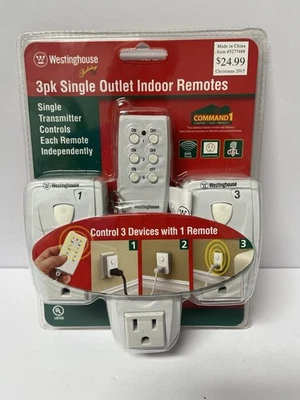 Mandos a distancia interiores Westinghouse 3 paquetes de salida individual Foto 1 de 2