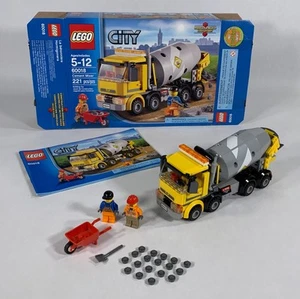 60018 LEGO Cement Truck - 100% Completo con scatola e istruzioni EX COND 2013 - Foto 1 di 20