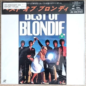 BLONDIE Laserdisc Best of Blondie Music Videos JAPAN LD OBI POLP-1802 New/Sealed - Picture 1 of 2